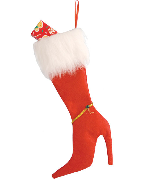 High Heel Stocking - Red