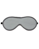 Heart 2 Heart Leather Blindfold W-suede Lining - Grey