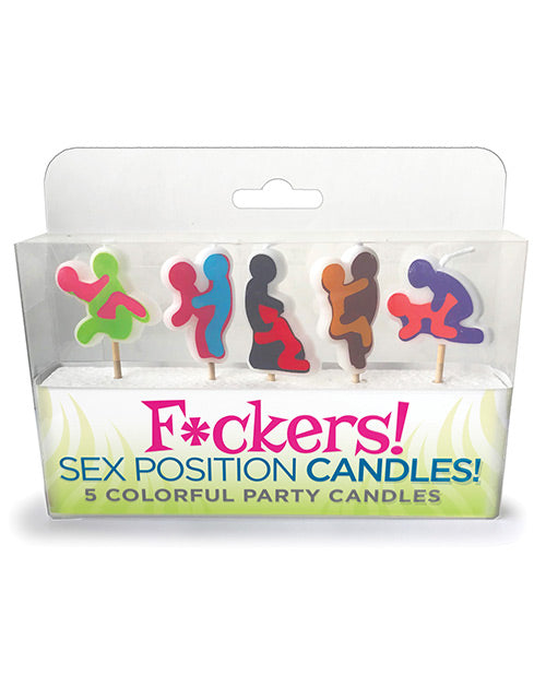 Fuckers Sex Position Candles - Set Of 5