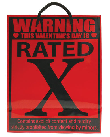 Warning Rated X Gift Bag