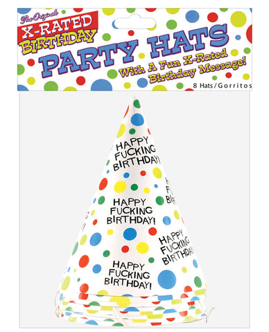 Happy Fucking Birthday Hats - Bag Of 8