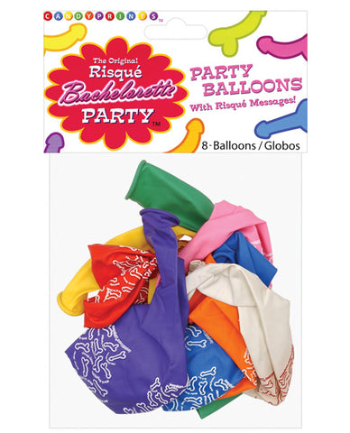 Bachelorette Risque Party Balloons - Bag Of 8