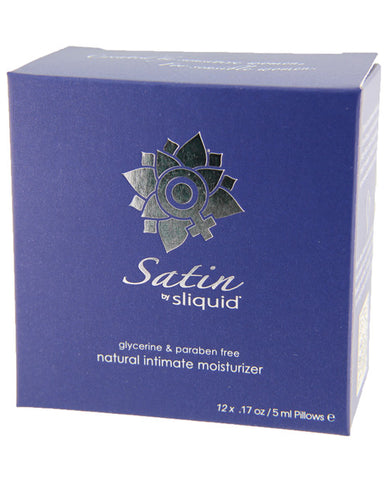 Sliquid Satin Lube Cube - 2 Oz Pillow Pack Of 12