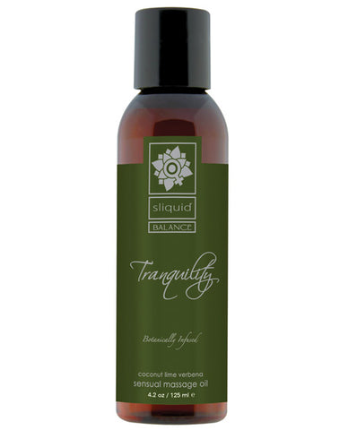 Sliquid Organics Massage Oil - 4.2 Oz