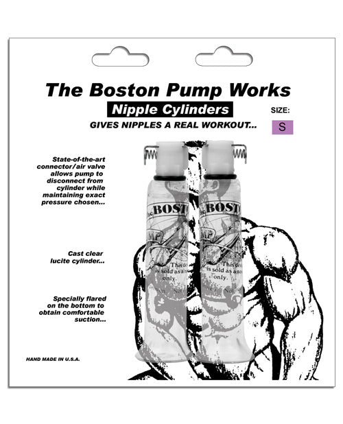 Boston Pump Works Nipple Cylinders Pair