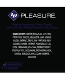 Id Pleasure Waterbased Tingling Lubricant - 4 Oz Tube