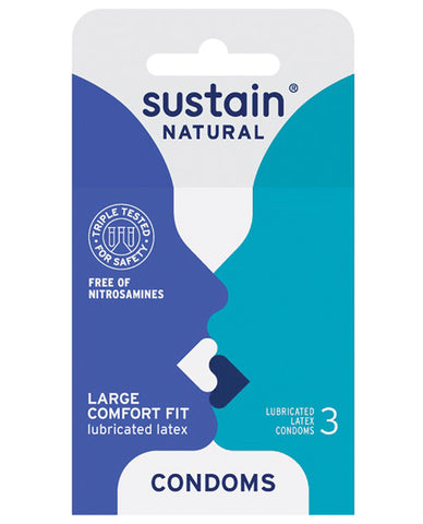 Sustain Condoms Comfort Fit - Pack Of 3