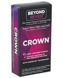 Crown Lubricated Condoms - Box Of