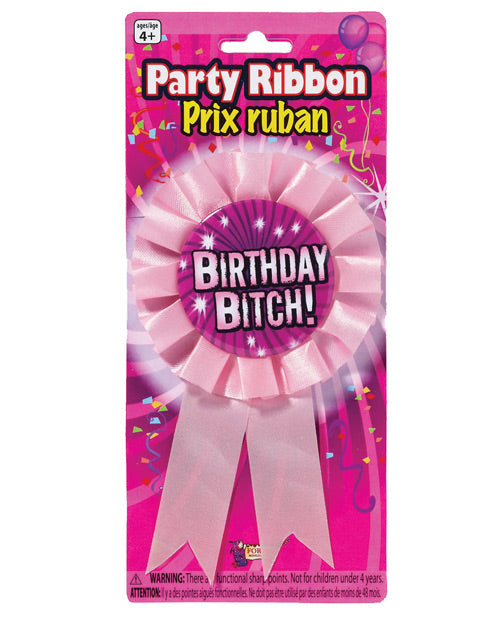 Birthday Bitch Party Ribbon