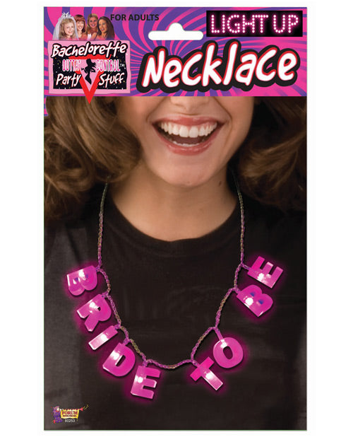 Bachelorette Outta Control Light Up Bride To Be Necklace