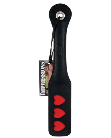 Sportsheets 12" Leather Heart Impression Paddle