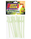 Party Pecker Sipping Straws - Pack Of 10