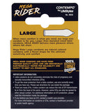 Contempo Mega Rider Large Condom - Pack Of 3