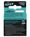 Contempo Wet Rider Extra Lubricated Condom Pack - Pack Of 3