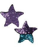 Pastease Color Changing Flip Sequins Starfish - Purple-turquoise O-s