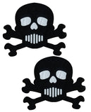 Pastease Skull - Black-white O-s