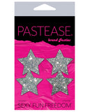 Pastease Petites Glitter Star - Silver O-s Pack Of 2