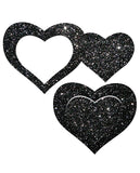 Pastease Glitter Peek A Boob Hearts - O/s