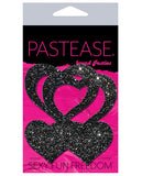 Pastease Glitter Peek A Boob Hearts - O/s