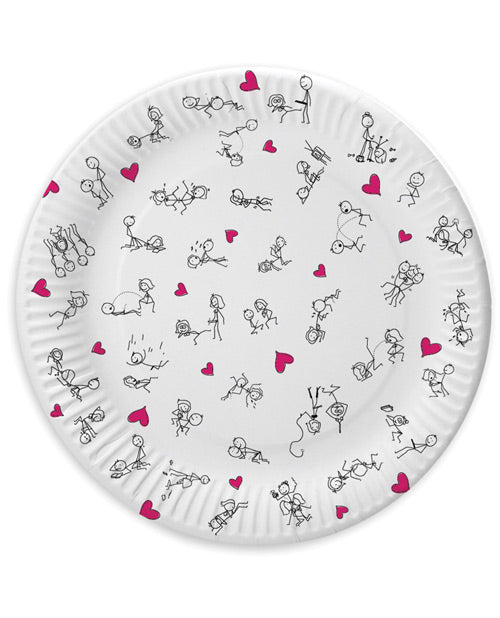 7" Dirty Dishes Position Plates - Bag Of 8