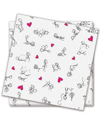 Dirty Dishes Posistion Napkins - Bag Of 8