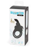 Happy Rabbit Love Ring Rechargeable - Black