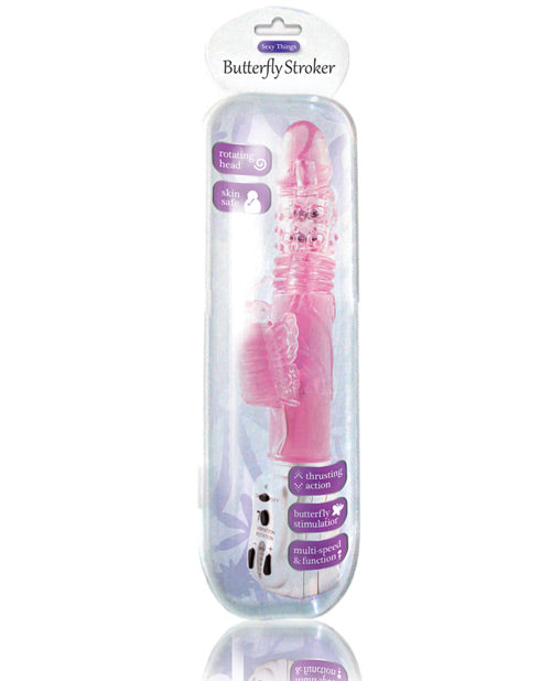 Blush Luxe Butterfly Stroker - Pink