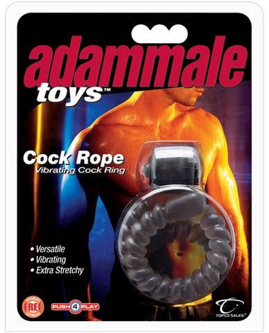 Adam Male Toys Cock Rope Vibrating Cockring