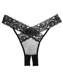 Adore Sheer & Lace Desire Panty Black O-s