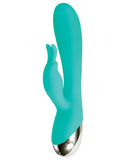 Adam & Eve Silicone Rechargeable Rabbit - Teal