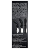 Adam & Eve Silicone Warming Prostate Massager - Black