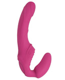 Adam & Eve Eve's Vibrating Strapless Strap On - Pink