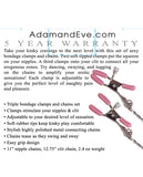 Adam & Eve Chain Me Up Kink Clamps