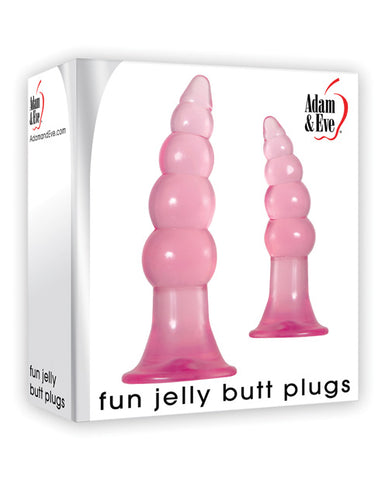 Adam & Eve Fun Jelly Butt Plugs