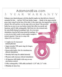 Adam & Eve Couples Enhancer Rechargeable Cock Ring - Pink