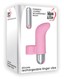 Adam & Eve Silicone Finger Vibe - Pink