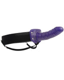 Adam & Eve Universal Hollow Strap On - Purple