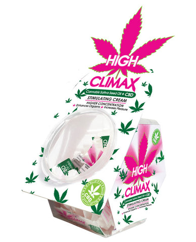 High Climax Female Stimulant W-hemp Seed Oil - Display Bowl Of 50