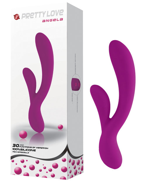 Pretty Love Angela Rechargeable Rabbit - 30 Function Fuchsia