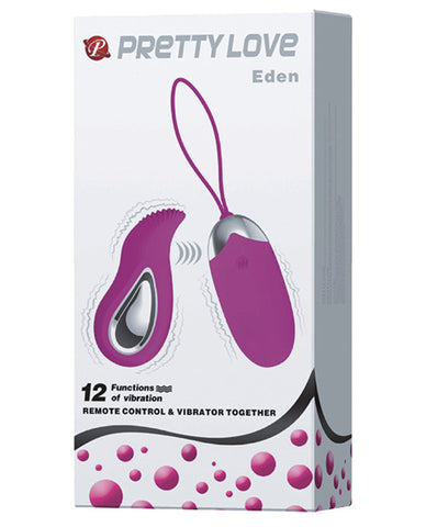 Pretty Love Eden Remote Control Bullet - Fuchsia