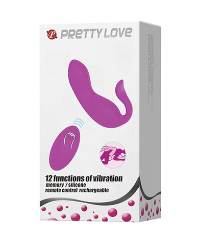 Pretty Love Tyler Couples Stimulator W-remote - 12 Function Fuchsia