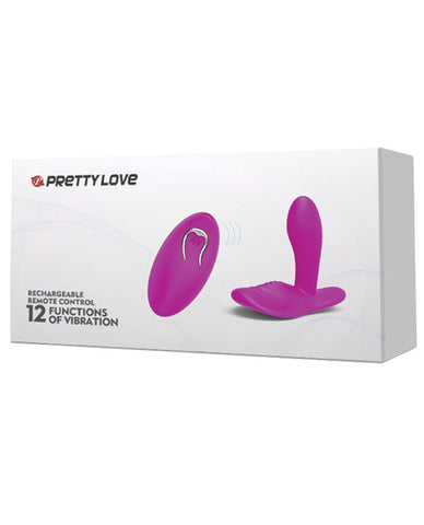 Pretty Love Magic Fingers Remote Vibrator - 12 Function Fuchsia