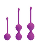 Pretty Love Three-in-one Kegel Set - Fuchsia