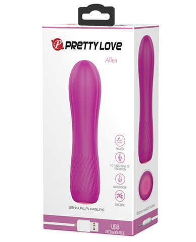 Pretty Love Allen Mini Vibe - 12 Function Fuchsia