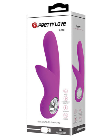 Pretty Love Carol Silicone Vibrator - 7 Function Pink