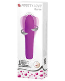 Pretty Love Burke Silicone Vibrator - 4 Function Pink