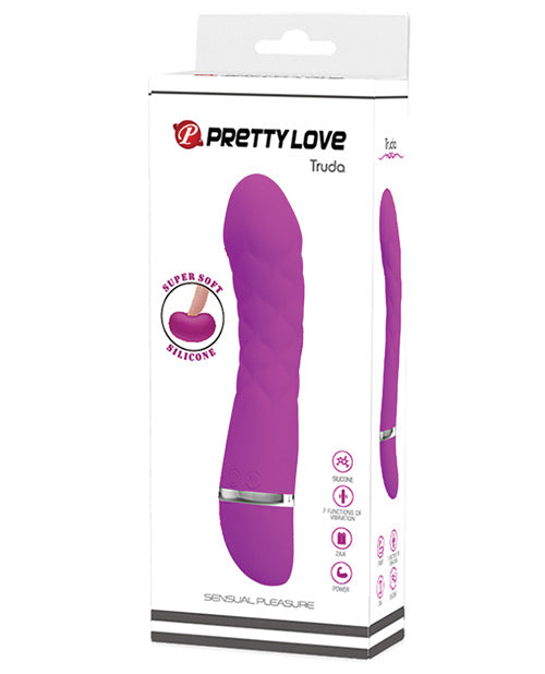 Pretty Love Truda Super Soft Silicone Vibrator - 7 Function Fuchsia