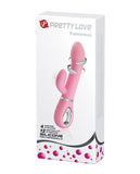 Pretty Love Terrence Liquid Silicone Rotating Head Rabbit