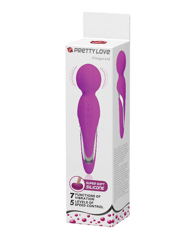 Pretty Love Fitzgerald Liquid Silicone Wand - Fuchsia