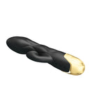 Pretty Love Liquid Silicone Sucking Rabbit - Black & Gold